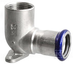 Kolano mocujące 90°GW 18-G 1/2" INOX STEEL