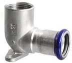 Kolano mocujące 90°GW 22-G 3/4" INOX STEEL