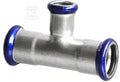 Trójnik redukcyjny zaprasowywany 22×15×22 INOX STEEL