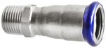 Nypel końcówka zaprasowywana GZ 22×R 1/2" INOX STEEL