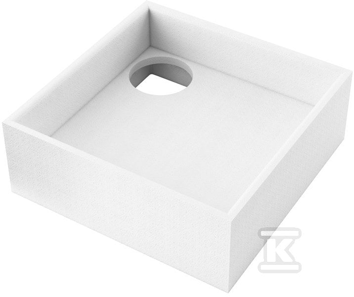 Nośnik do brodzików akryl/stal kwadrat 90x90x16 głębokość max 16cm 2.051