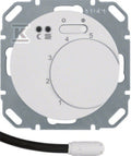 Regulator temperatury podłogi ze stykiem zwiernym Berker R.1/R.3 biały, połysk