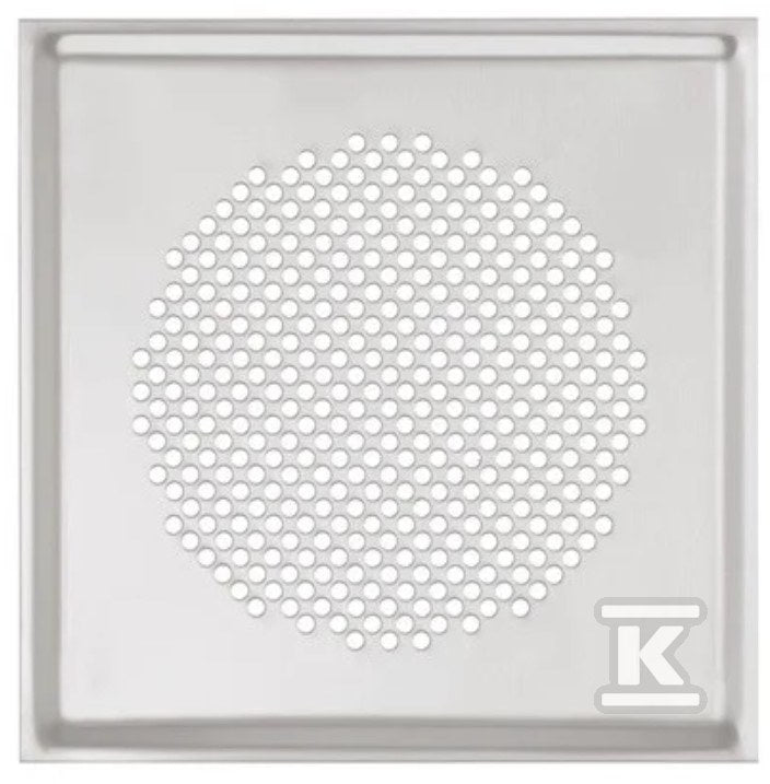 Venezia - kratka dekoracyjna, do skrzynki rozprężnej CLRF / TVA z filtrem, DN125, biała 990322090