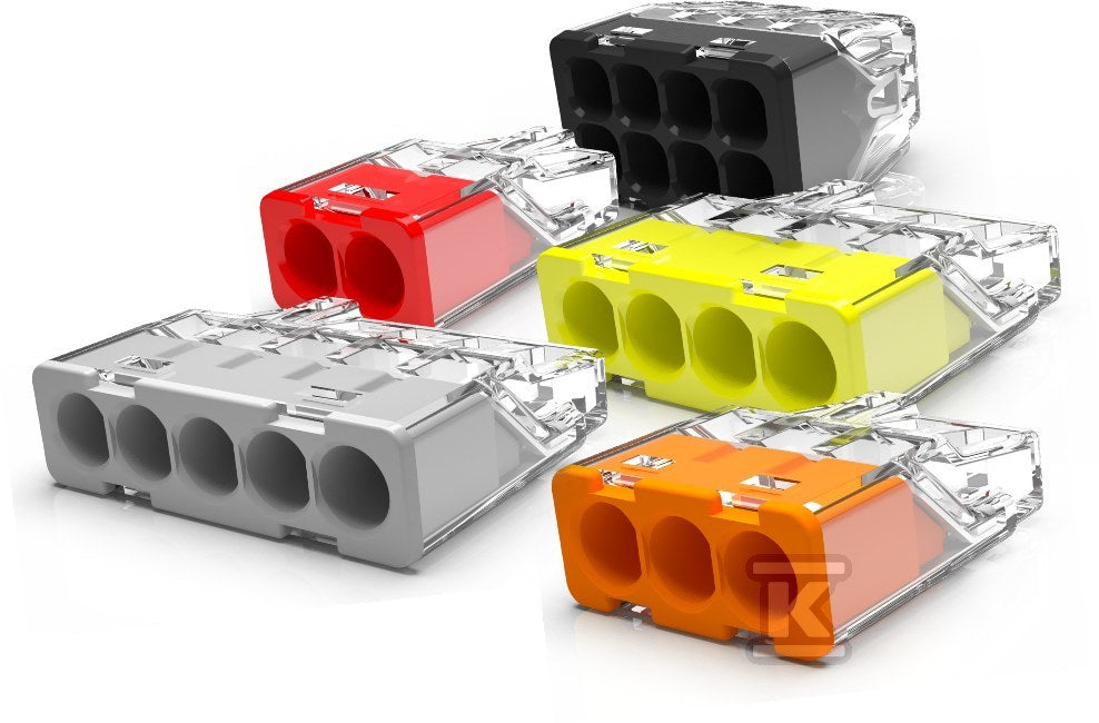 Szybkozłączka mini PC-215S do przewodu typu drut, 0,2-2,5mm2 opk=100szt