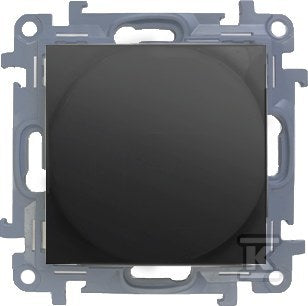 Ściemniacz obrotowy do LED ściemnialnych 230 V (moduł) 2–250 W, czarny mat. Maksymalna ilość zródeł LED - 10 szt., SIMON10