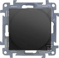 Ściemniacz obrotowy do LED ściemnialnych 230 V (moduł) 2–250 W, czarny mat. Maksymalna ilość zródeł LED - 10 szt., SIMON10
