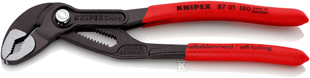 Szczypce nastawne do rur nowej generacji KNIPEX Cobra