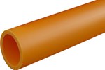 Rura gazowa PE100 110X6.3mm, sztanga 12m, SDR17.6, kolor pomarańczowy, jednowarstwowa