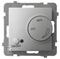 Regulator temperatury z czujnikiem napowietrznym, srebro ARIA