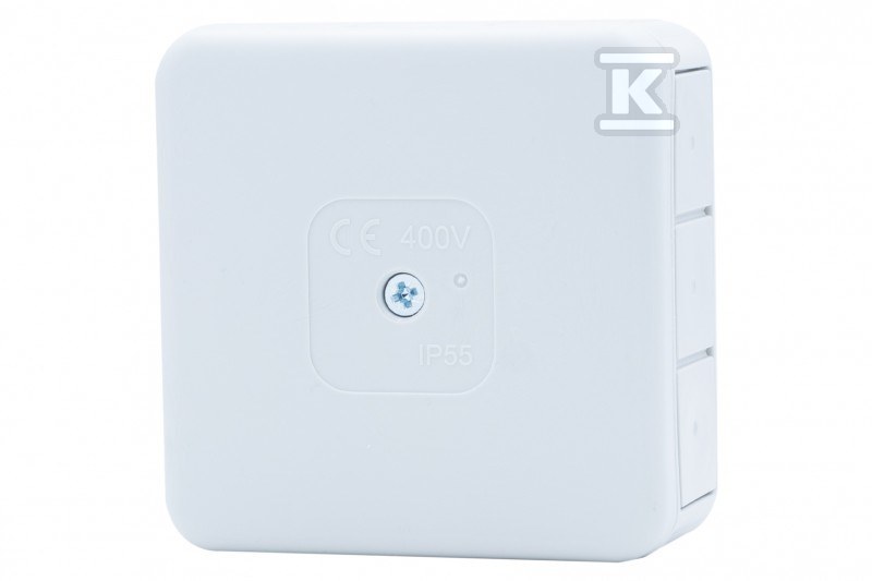 Puszka hermetyczna H55-S 85x85x37 IP55 12-wylotowa szara