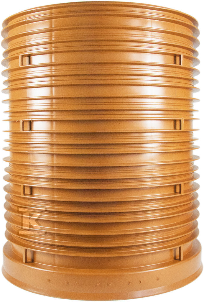 Pierścień wznoszący PP dn 800mm, H=1000, korugowany bez uszczelki, kolor pomarańczowy (Diamir 800)