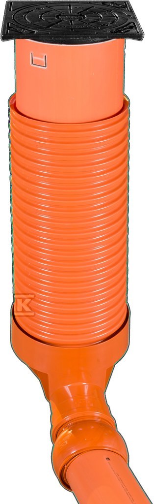 Wpust uliczny żeliwny dn 315mm, klasa D400=40t, kratka (Diamir 315)