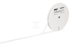 Koszulka termokurczliwa, do drukarki Smart Printer, średnica przed obkurczeniem 9,5 mm, biały