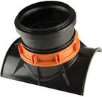 Siodło / przyłącze siodłowe PVC 315x160 / 90 do kanalizacji zewnętrznej, do łączenia mechanicznego, kolor czarny