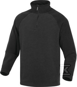 Bluza z polaru poliestru, 200 g/m2 szaro-czarny 3XL