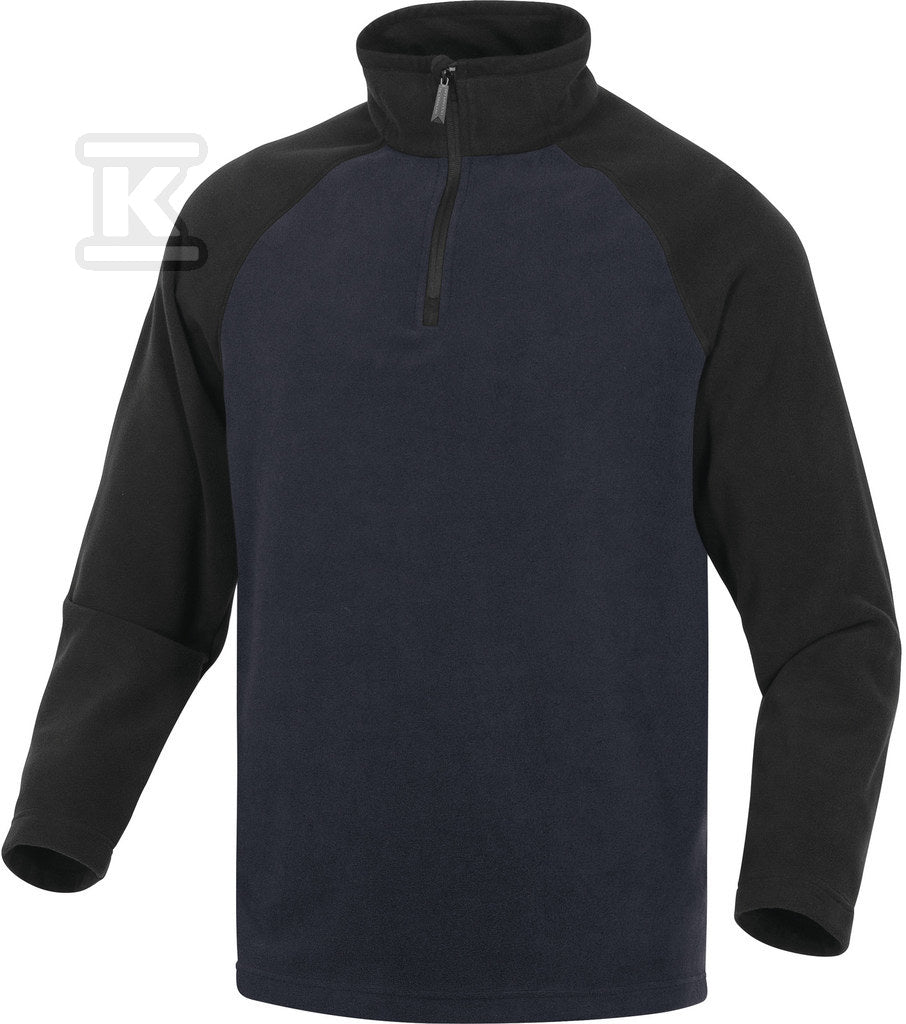 Bluza z polaru poliestru, 200 g/m2 granatowo-czarny XL