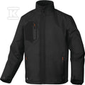 Kurtka z poliestru stretch (100%), 2 warstwy laminowane, podszewka z tafty czarny 3XL