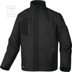 Kurtka z poliestru stretch (100%), 2 warstwy laminowane, podszewka z tafty czarny 3XL