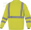 Bluza ostrzegawcza molton z poliestru (75%) i bawełny (35%) 280 g/m2, kl. 3 żółty fluo 3XL