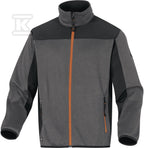 Bluza z siatki poliestrowej i tkaniny softshell z poliestru (96%) i elastanu (4%), pasuje do serii mach i panostyle szaro-pomarańczowy M