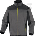 Bluza z siatki poliestrowej i tkaniny softshell z poliestru (96%) i elastanu (4%), pasuje do serii mach i panostyle szaro-zielony S