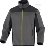 Bluza z siatki poliestrowej i tkaniny softshell z poliestru (96%) i elastanu (4%), pasuje do serii mach i panostyle szaro-zielony S