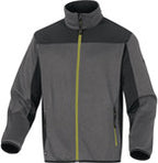 Bluza z siatki poliestrowej i tkaniny softshell z poliestru (96%) i elastanu (4%), pasuje do serii mach i panostyle szaro-zielony 3XL