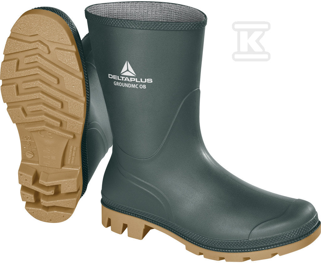 Obuwie robocze półwysokie z pvc - zastępuje javon2 zielono-beżowy 44
