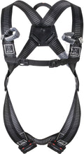 Szelki, 2 punkty zaczepowe, dielektryczne czarno-szary XL/XXL