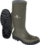 Obuwie bezpieczne wysokie z pvc - zastępuje gignac2 khaki-czarny 38