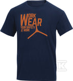 T-shirt z bawełny (100%), 180 g/m2 granatowy S