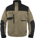Bluza mach 5 z bawełny (60%) i poliestru (40%), 280 g/m2 beżowo-czarny 3XL