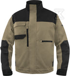Bluza mach 5 z bawełny (60%) i poliestru (40%), 280 g/m2 beżowo-czarny S