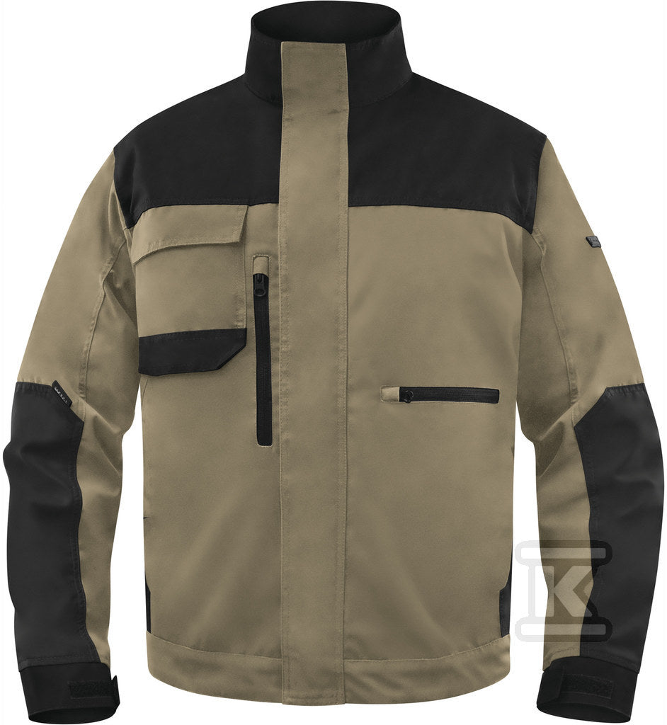 Bluza mach 5 z bawełny (60%) i poliestru (40%), 280 g/m2 beżowo-czarny XL