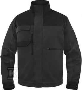 Bluza mach 5 z bawełny (60%) i poliestru (40%), 280 g/m2 szaro-czarny L