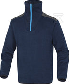 Pulower z tkaniny poliestrowej granatowy 3XL