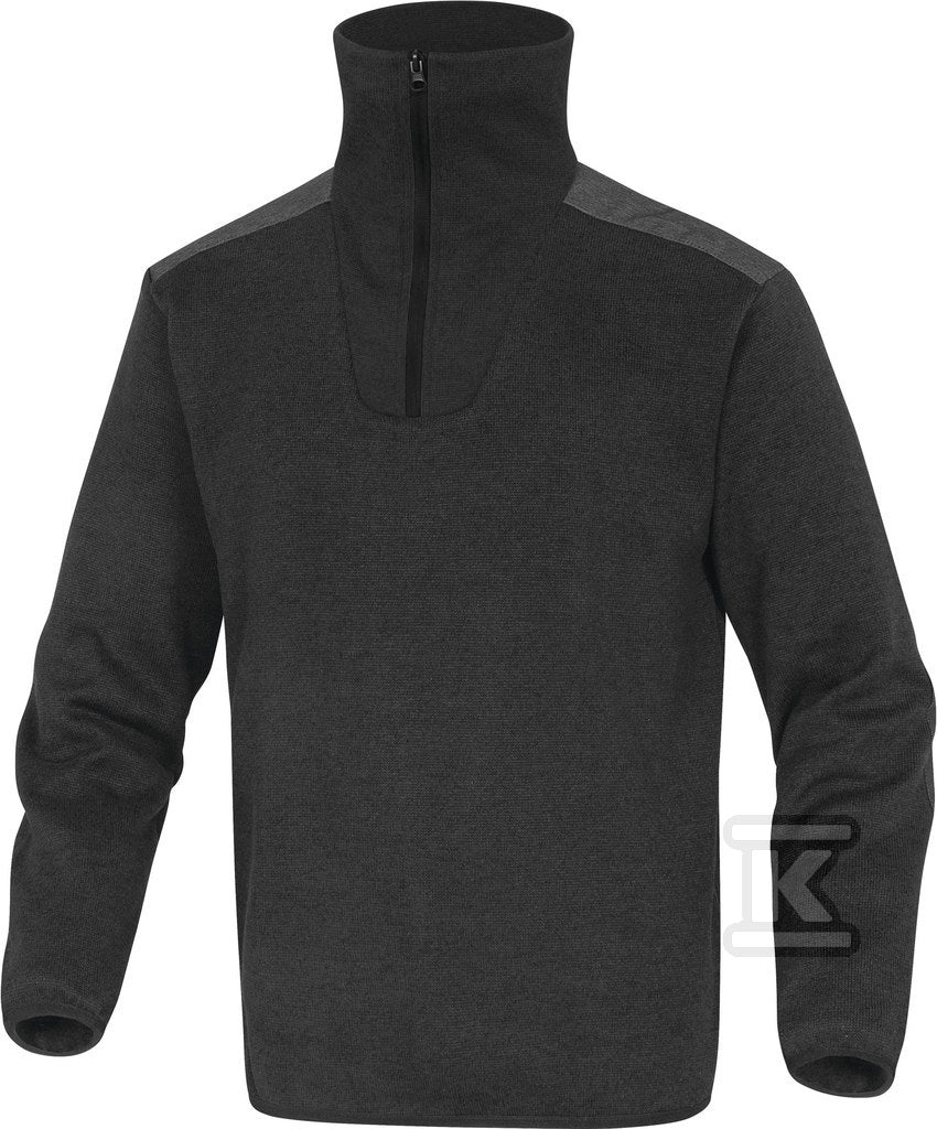 Pulower z tkaniny poliestrowej szary XL