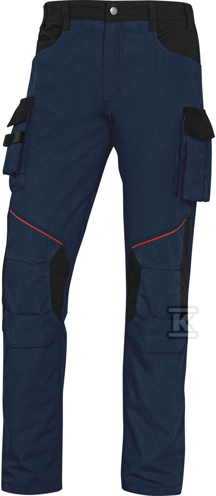 Spodnie mach 2 corporate stretch z poliestru (63%), bawełny (34%) i elastanu (3%), 275 g/m2, ripstop granatowo-czarny M