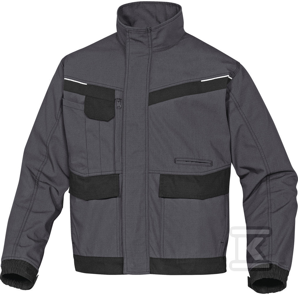 Bluza mach 2 corporate z poliestru (65%) i bawełny (35%), 260 g/m2, ripstop szaro-czarny XXL