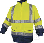 Bluza ostrzegawcza panostyle z poliestru (80%) i bawełny (20%), 230 g/m2, kl. 2 żółty fluo-granatowy XL