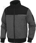 Bluza z polaru poliestru 550 g/m2 szaro-czarny 3XL