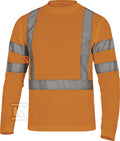 T-shirt z długimi rękawami, z poliestru (100%), 235 g/m2, kl. 3 pomarańczowy fluo M