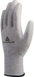 Rękawice dziane z poliestru/włókna węglowego, antyelektrostatyczne, dłoń powlekana poliuretanem biały 6