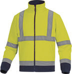 Bluza polarowa ostrzegawcza z poliestru 280 g/m2 - kl. 2 żółty fluo-granatowy M