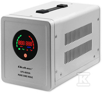 Zasilacz awaryjny Pure Sine Wave UPS 800VA 560W Szary