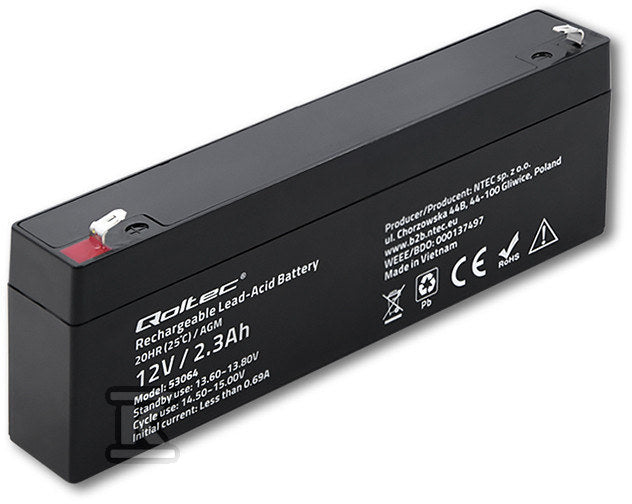 Akumulator AGM 12V 2.3Ah max. 34.5A