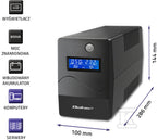 asilacz awaryjny UPS Monolith 850VA 480W LCD USB RJ45