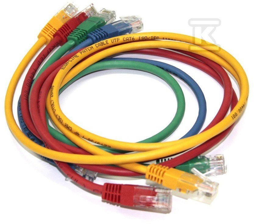 Patchcord Cat 6 RJ45 1m niebieski
