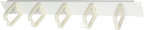 Organizator kabli 19" 1U pionowy/poziomy + haczyki tworzywo RAL 7035
