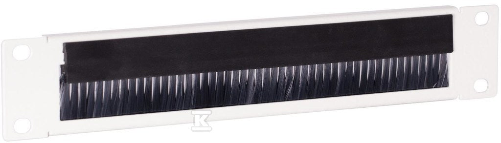 Panel szczotkowy 1U RAL 7035